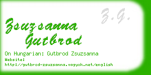 zsuzsanna gutbrod business card